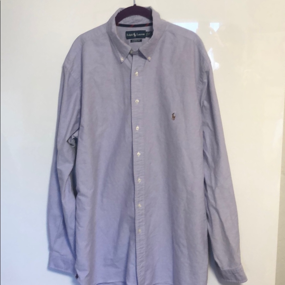 Ralph Lauren Men’s Dress Shirt Light Blue XL Tall